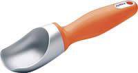 zyliss ice cream scoop orange